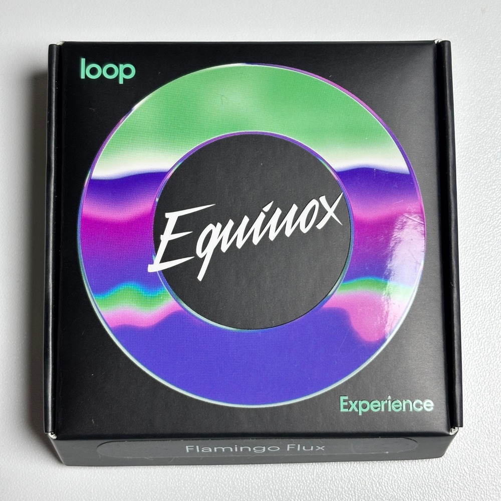 Loop Experience Equinox Earplugs Flamingo Flux Pink Iridescent New Open Box